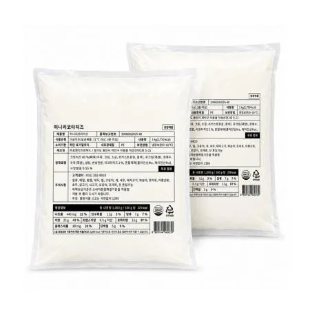 [무료배송] ROSEN 로젠 허니 리코타 치즈 1KG 2개 아이스박스 냉장 포장 무료