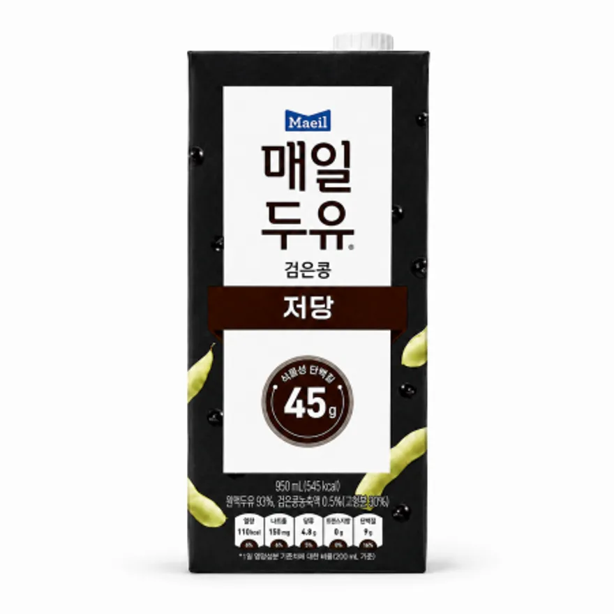 매일두유 검은콩 950mL x 1개 저당 이미지