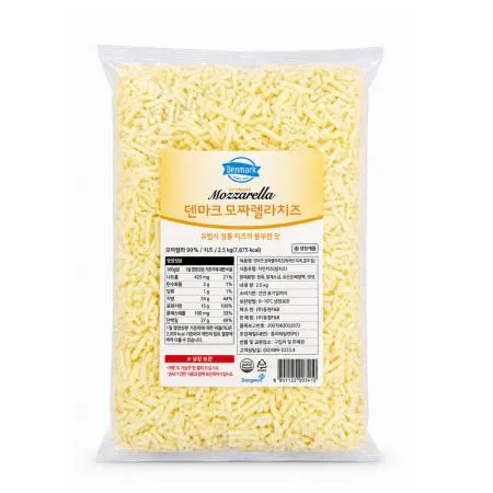 [무료배송] 동원 덴마크 모짜렐라Ⅱ 2.5kg x 2개 냉장포장 무료
