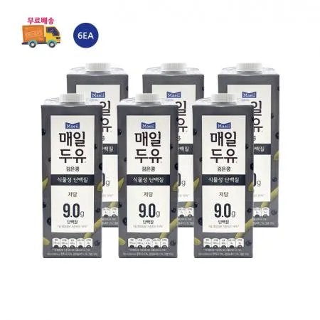 [무료배송] 매일두유 검은콩 950ml 6개 저당