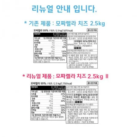 [무료배송] 동원 덴마크 모짜렐라 치즈Ⅱ 4개 냉장포장 무료 이미지