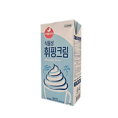 서울우유 식물성 휘핑크림 1L 1개
