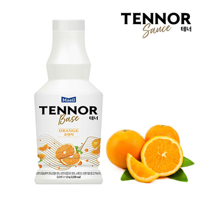 매일유업 테너 음료베이스 오렌지 1.2kg  1개