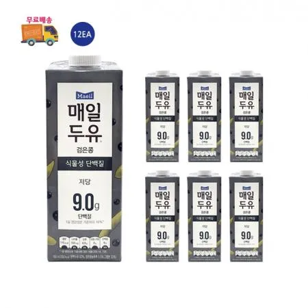 [무료배송] 매일두유 검은콩 950ml 12개 저당
