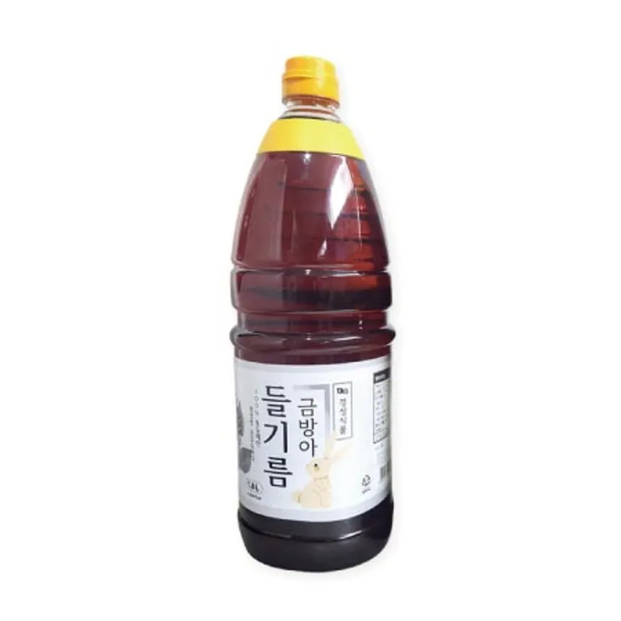 금방아 100% 통들깨 들기름 1.8L 이미지