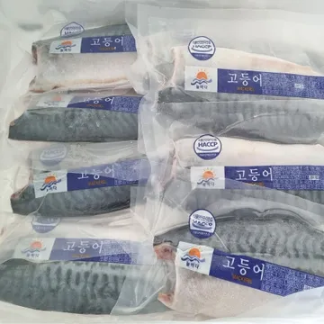 업소용 노르웨이 고등어 필렛 선망 10kg 대 사이즈 (각 140g 내외 , 60~70팩)