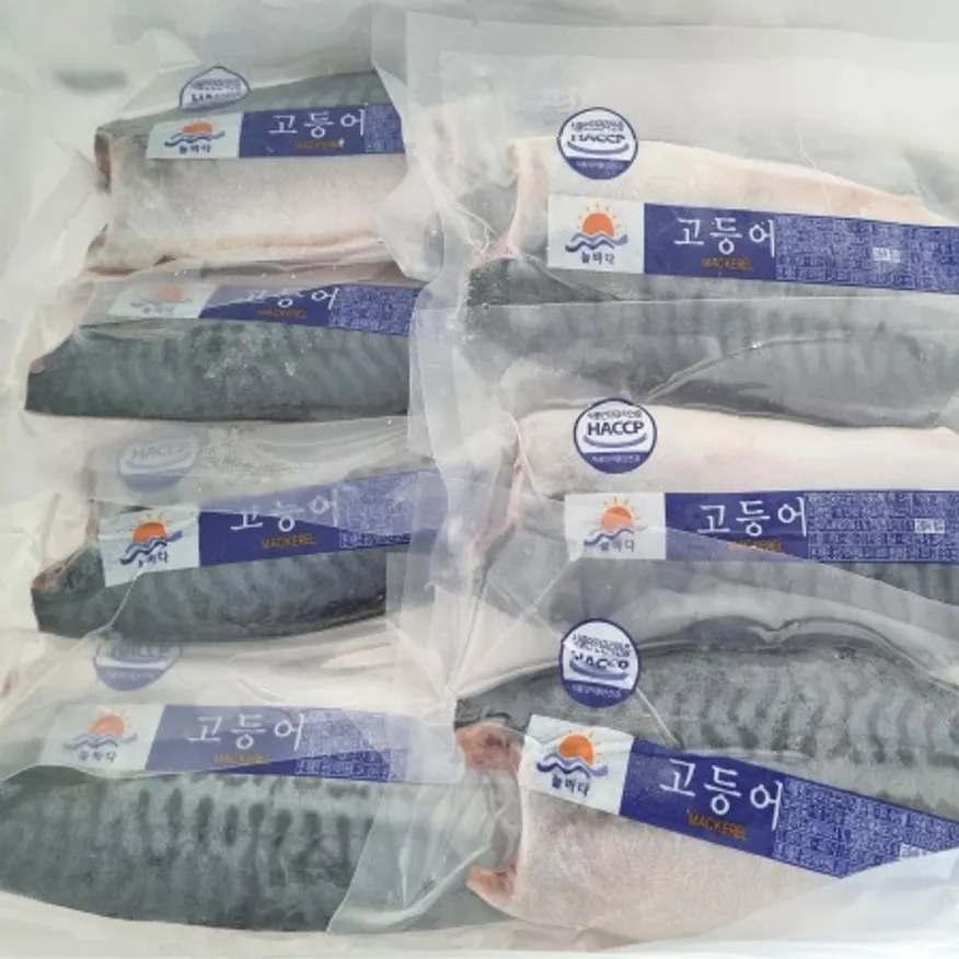 업소용 노르웨이 고등어 필렛 선망 10kg 대 사이즈 (각 140g 내외 , 60~70팩) 이미지