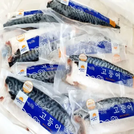업소용 노르웨이 고등어 필렛 선망 5kg 특대 사이즈 (각 180g 내외, 25~30팩)