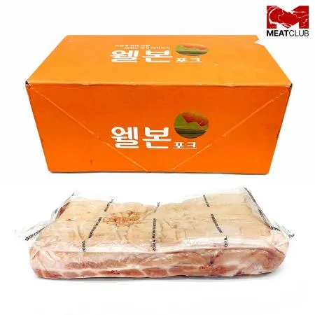 [냉동] 돼지암퇘지미박삼겹살_네덜란드_원물_1kg_웨스트포트
