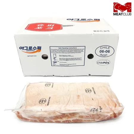 [냉동] 돼지미박삼겹살_칠레_원물_1kg__아그로수퍼슈퍼포크