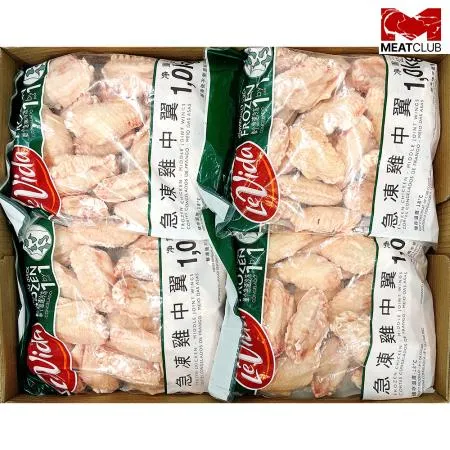 [냉동] 미들윙_브라질_원물_1kg_르비다(실링)