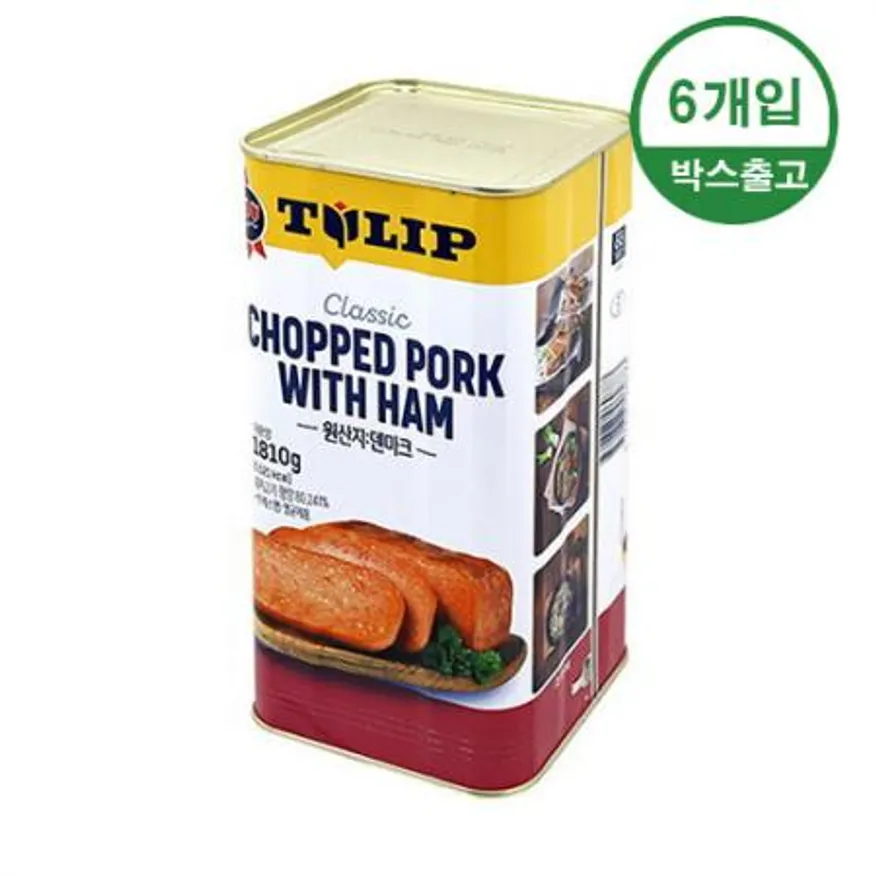 농심 튤립햄(A) 춉트햄 1.81kg*6 이미지