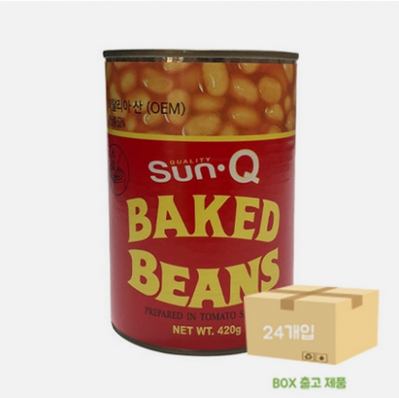 썬큐 베이키드빈스420g x 24입 (BOX)