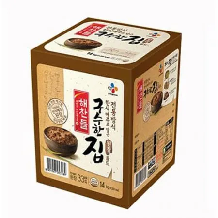 해찬들 구수한 집된장 골드 14kg [BOX]
