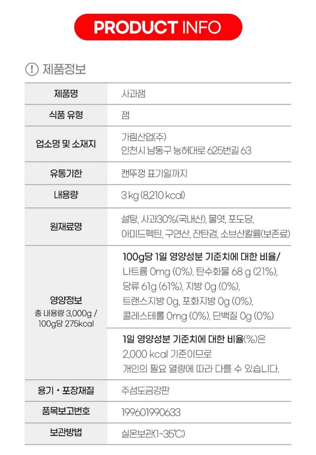 상품정보제공고시