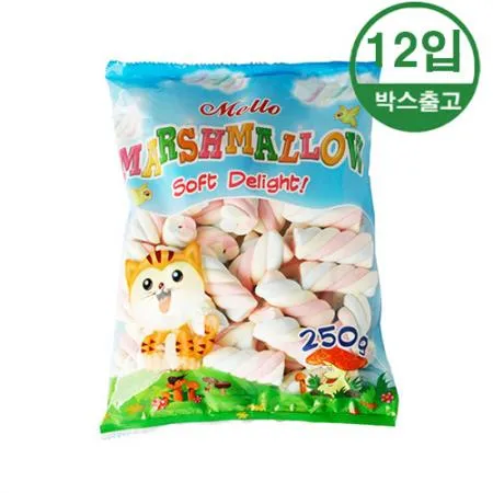멜로 머쉬멜로우(T) 트위스트 250g x 12개입 [BOX]