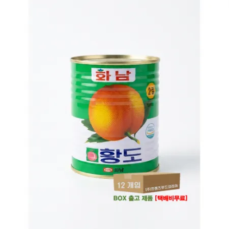 화남 황도2절 800g*12개입 [BOX]