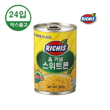 동서 리치스 스위트 옥수수콘 425g x 24캔 [BOX]