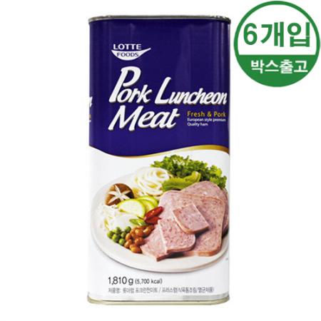 롯데햄 포크런천미트 1.81kg x 6개입 [BOX]