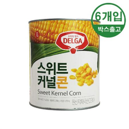 롯데 델가 스위트커널콘 (옥수수/스위트콘) 2.95kg x 6개입 [BOX]