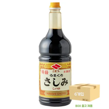 니비시사시미간장1.8L x 6입 [BOX/무료배송]