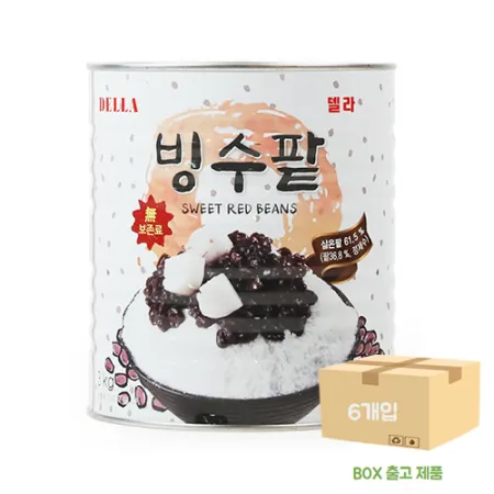 델라 빙수팥3kg x 6입 [BOX]