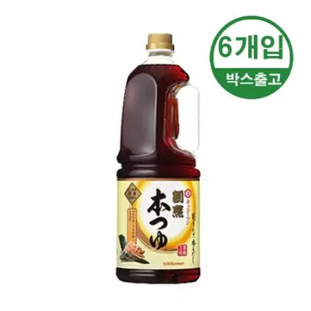 기꼬만 혼쯔유(3배농축) 1.8L x 6개입 [BOX]