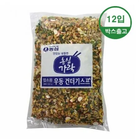 농심 가락우동건더기스프 500g*12