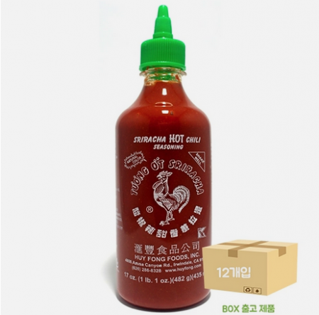 효이퐁쓰리라차소스(닭표)482g x 12입 [BOX] 이미지