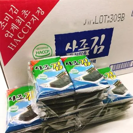 사조 도시락김 한박스 (1.8gX10봉X24ea) [BOX]