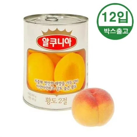 알쿠니아 황도 2절 850g x 12개입 [BOX]