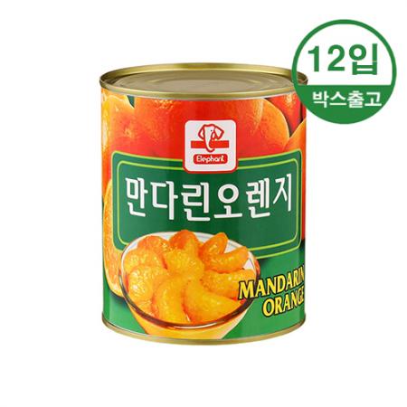 코끼리 만다린 오렌지(명진 밀감) 830g x 12개입 [BOX]