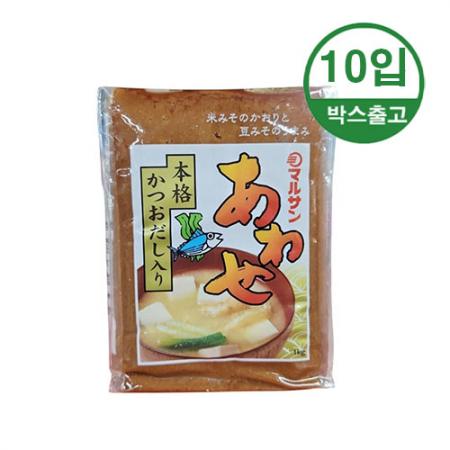 은화 미소된장 아와세 (적색) 1kg x 10개입 [BOX]