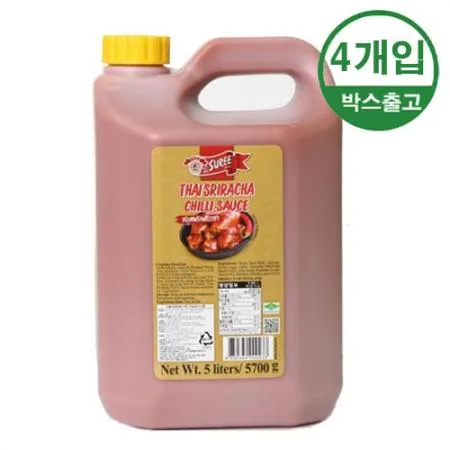 수리 타이 쓰리라차칠리소스 5L x 4개입 [BOX]
