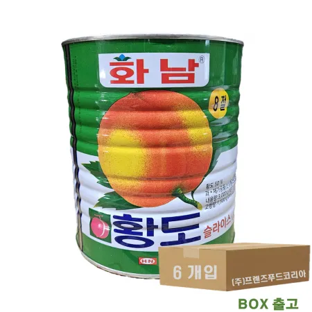 화남 황도(슬) 3kg x 6개입 [BOX]