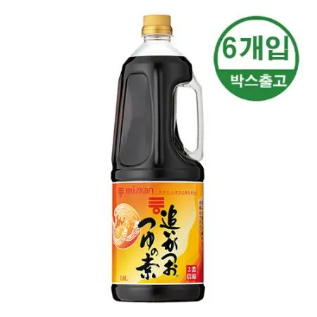 미쯔칸 농축쯔유(3배) 1.8L x 6개입 [BOX]