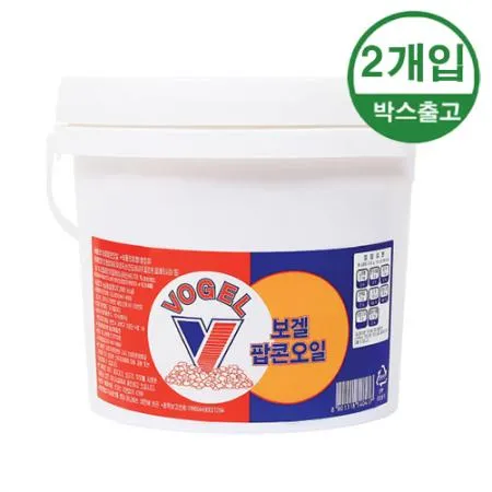 아하 보겔 팝콘오일 3kg x 2개입 [BOX]