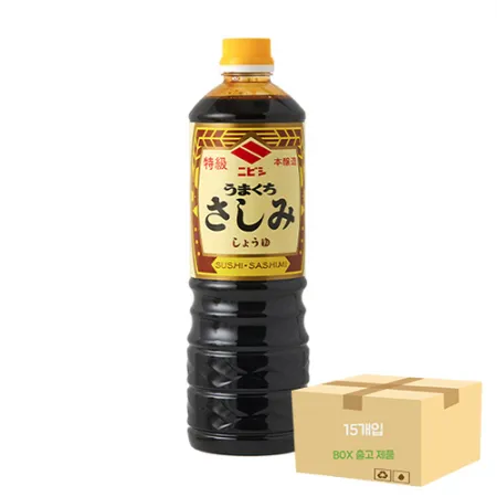 니비시사시미간장1L x 15입 [BOX/무료배송]