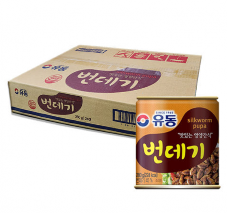 유동 번데기 280g 1박스(24개입)