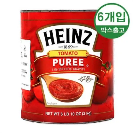 하인즈 토마토 퓨레 3kg x 6개입 [BOX]