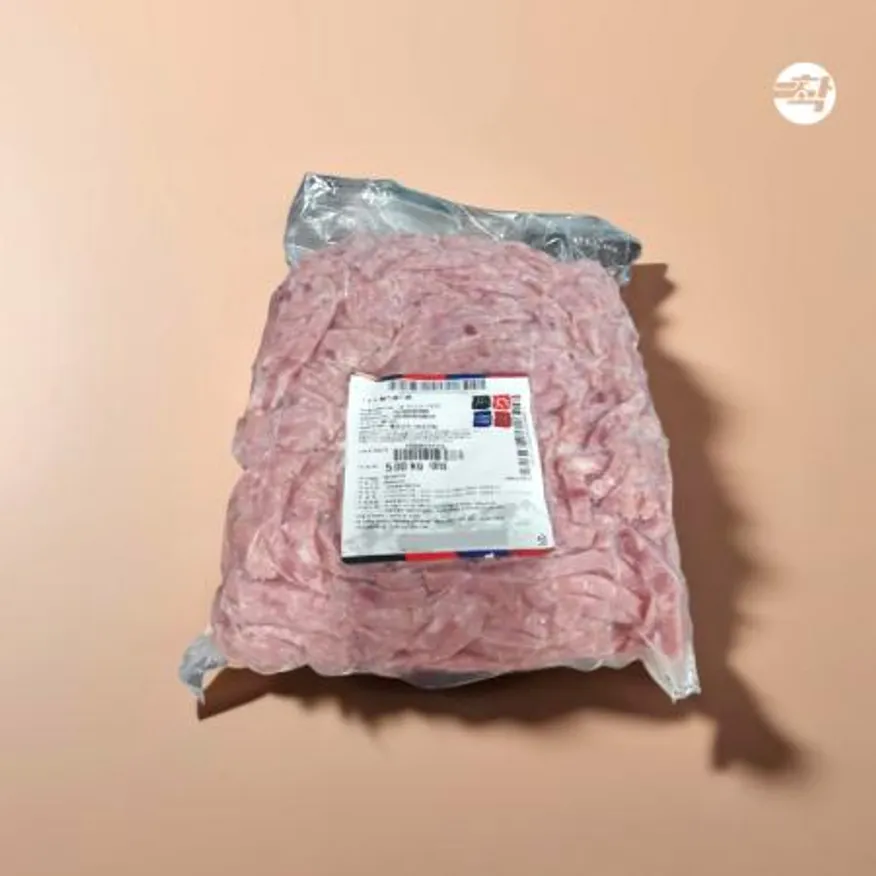 부대찌개햄 바스 업소용 찌개 채모양 세절 햄(5kg) 택배배송 이미지