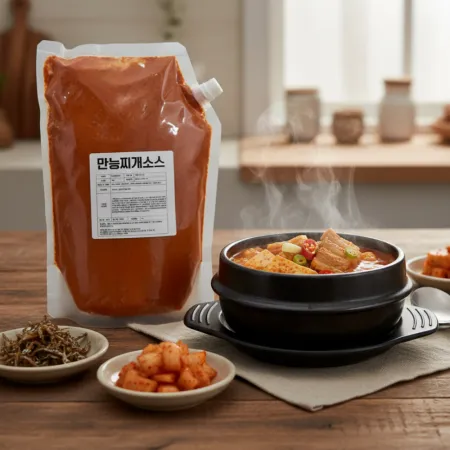 찌개소스 가루육수 순두부 부대찌개 김치찌개 양념장 분말육수 이미지