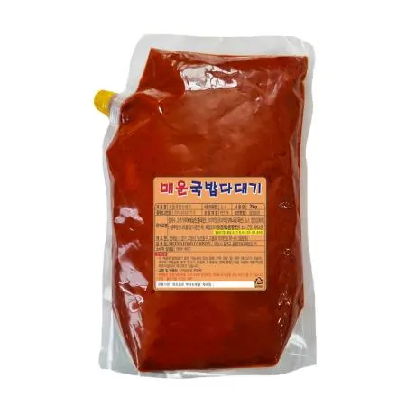 국밥다대기 2kg 매운국밥양념장 순댓국 돼지국밥 갈비탕 곰탕 국밥용 다데기 업소용 이미지