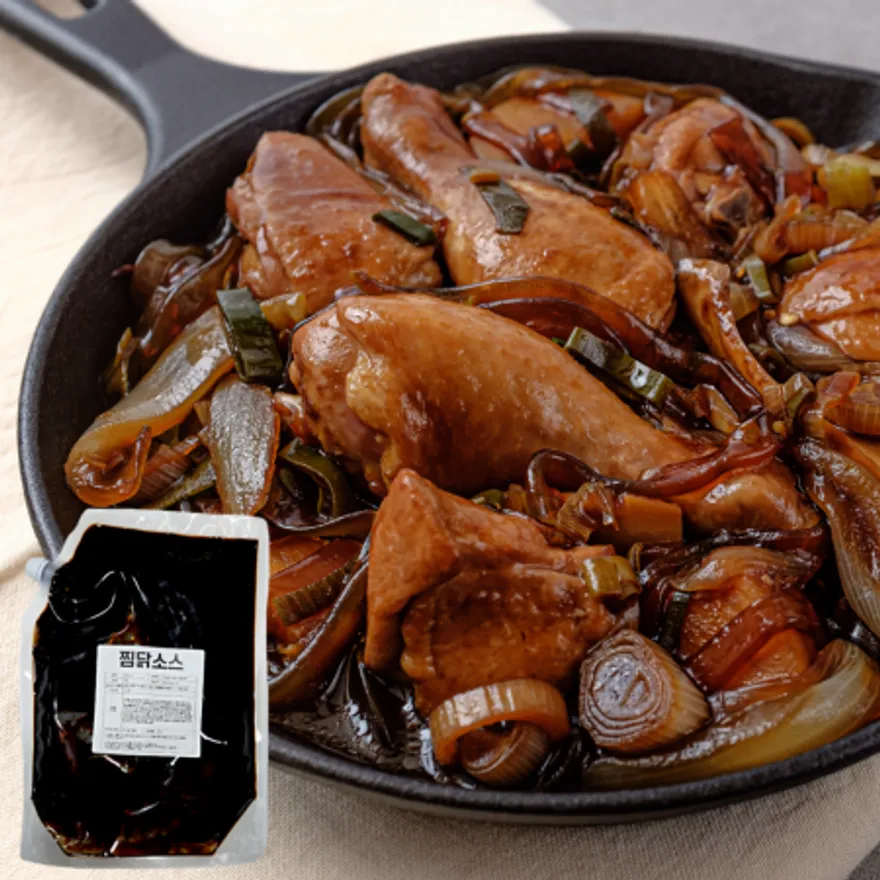 찜닭소스2kg 안동찜닭소스 찜닭양념 업소용 대용량 이미지