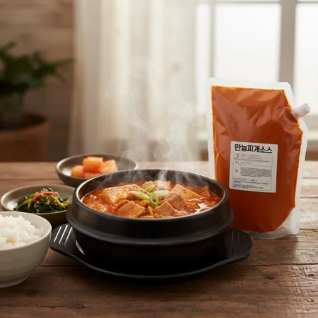찌개소스2kg 찌개양념장 분말육수 코인육수 가루육수 이미지