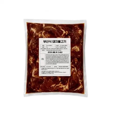 간장돼지불고기 1kg 돈불고기 돼지불백 간장주물럭 간장두루치기 기사식당불백 업소용 이미지