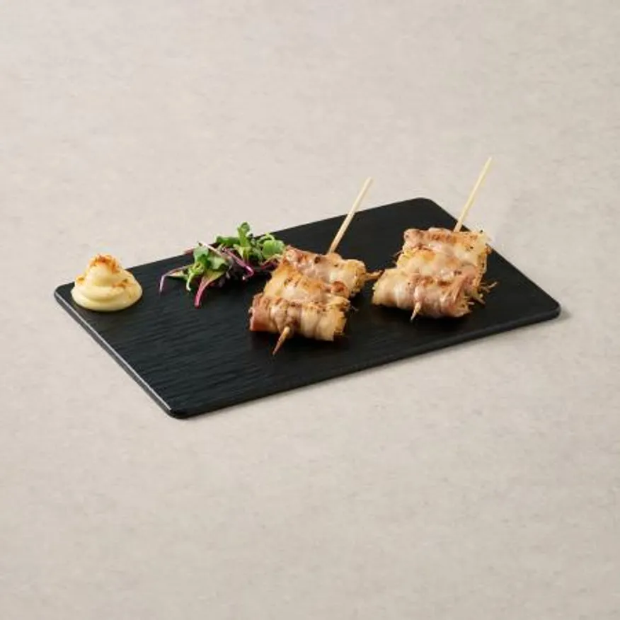 꼬치마트 삼겹팽이버섯말이 꼬치 55g x 10개 1팩 이미지