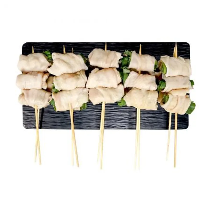 꼬치마트 닭껍질 대파말이 꼬치 10개 1팩 이미지