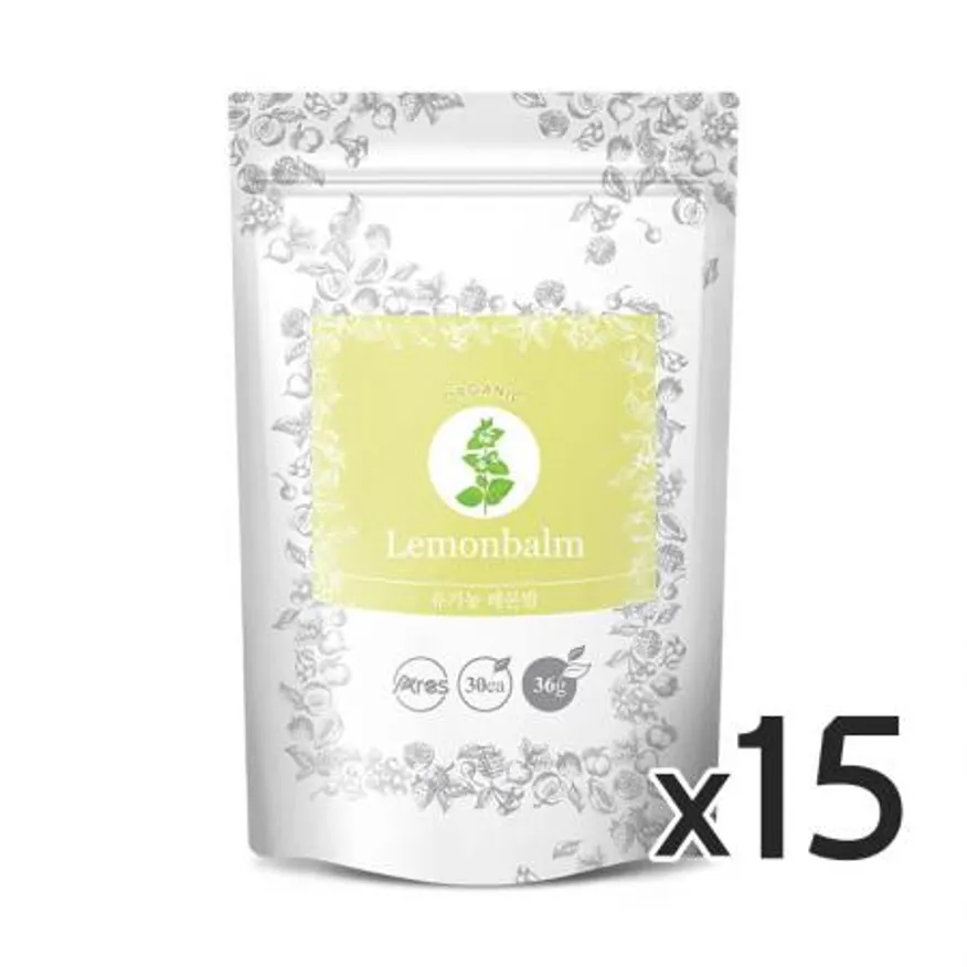 아레스 유기농 레몬밤 30티백 15개 이미지