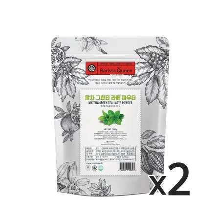 바리스타퀸 말차 그린티라떼 파우더 700g 2개